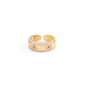 Anillo Ajustable Golden Eyes
